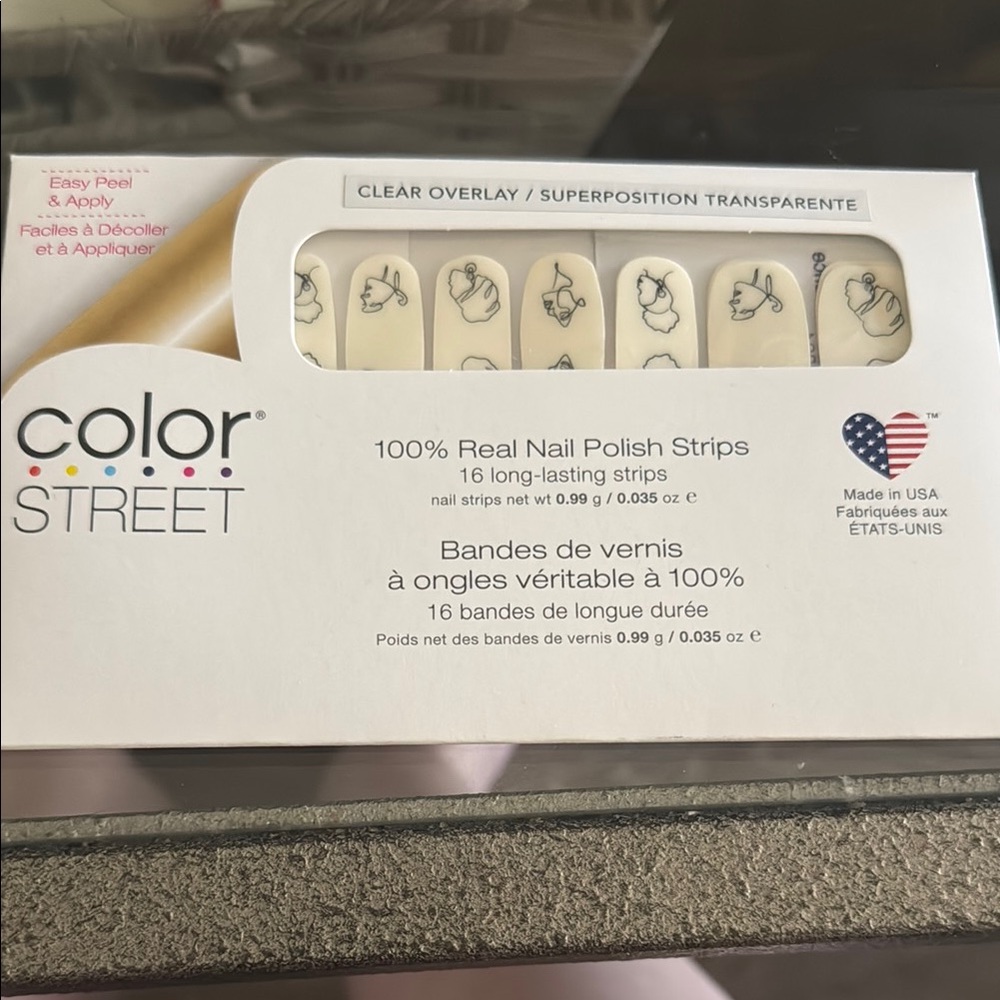 Color Street Clear Overlay Nail Polish Strips Strength and Resilience